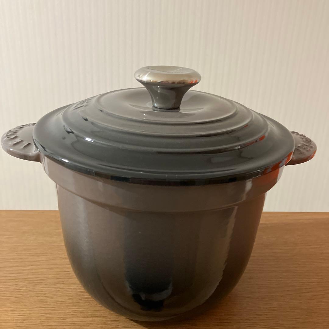 美品　ルクルーゼ　ココットエブリィ18cm (インナーリッド付き) ココット・エブリィ 18 インナーリッド | ココット・エブリィ向け調理