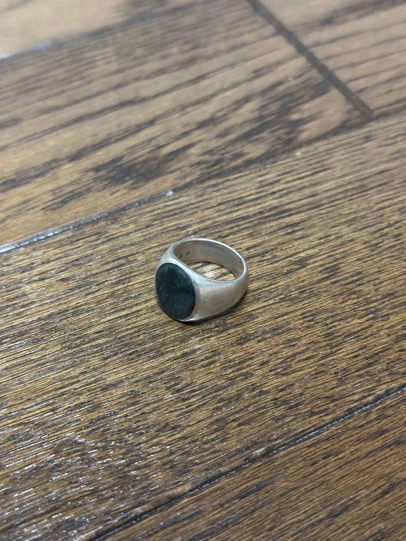 希少　tom wood トムウッド　ピンキーリング　グリーン Tomwoodのリングを2つ。 グレーと迷って、グリーン