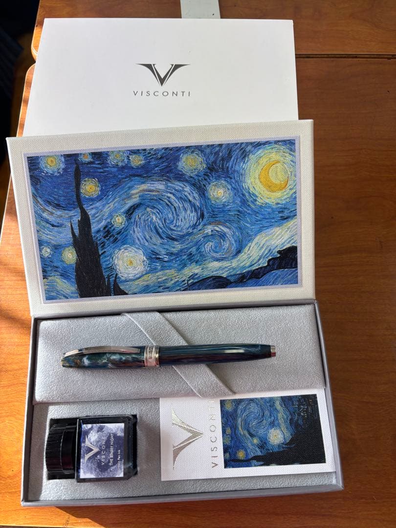 万年筆　VISCONTI The Starry Night 星月夜 ビスコンティ ヴァンゴッホ コレクション 星月夜 万年筆 Visconti Van