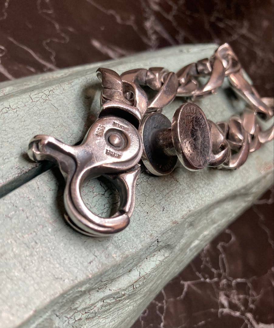 1-O] Rebel 1995 SILVER / CROSS 喜平ブレスレット