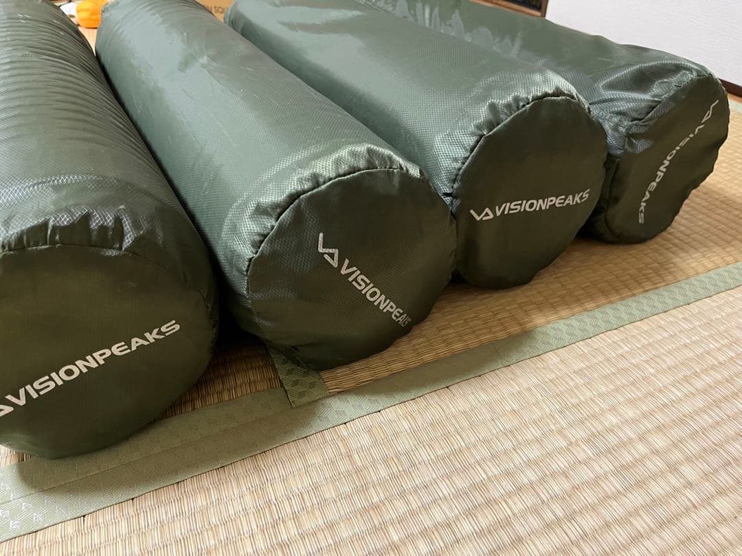 VISIONPEAKS インフレーターマット4cm 4個セット INFLATOR MAT【インフレーターマット6cm/シングル 】