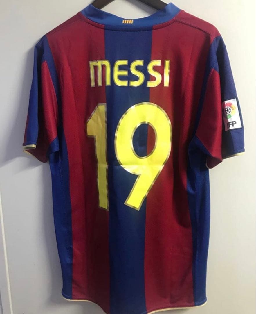 メッシ ユニフォーム 19番 激レア】アルゼンチン代表 ホーム 半袖 19番メッシ【2005-07/ワールド
