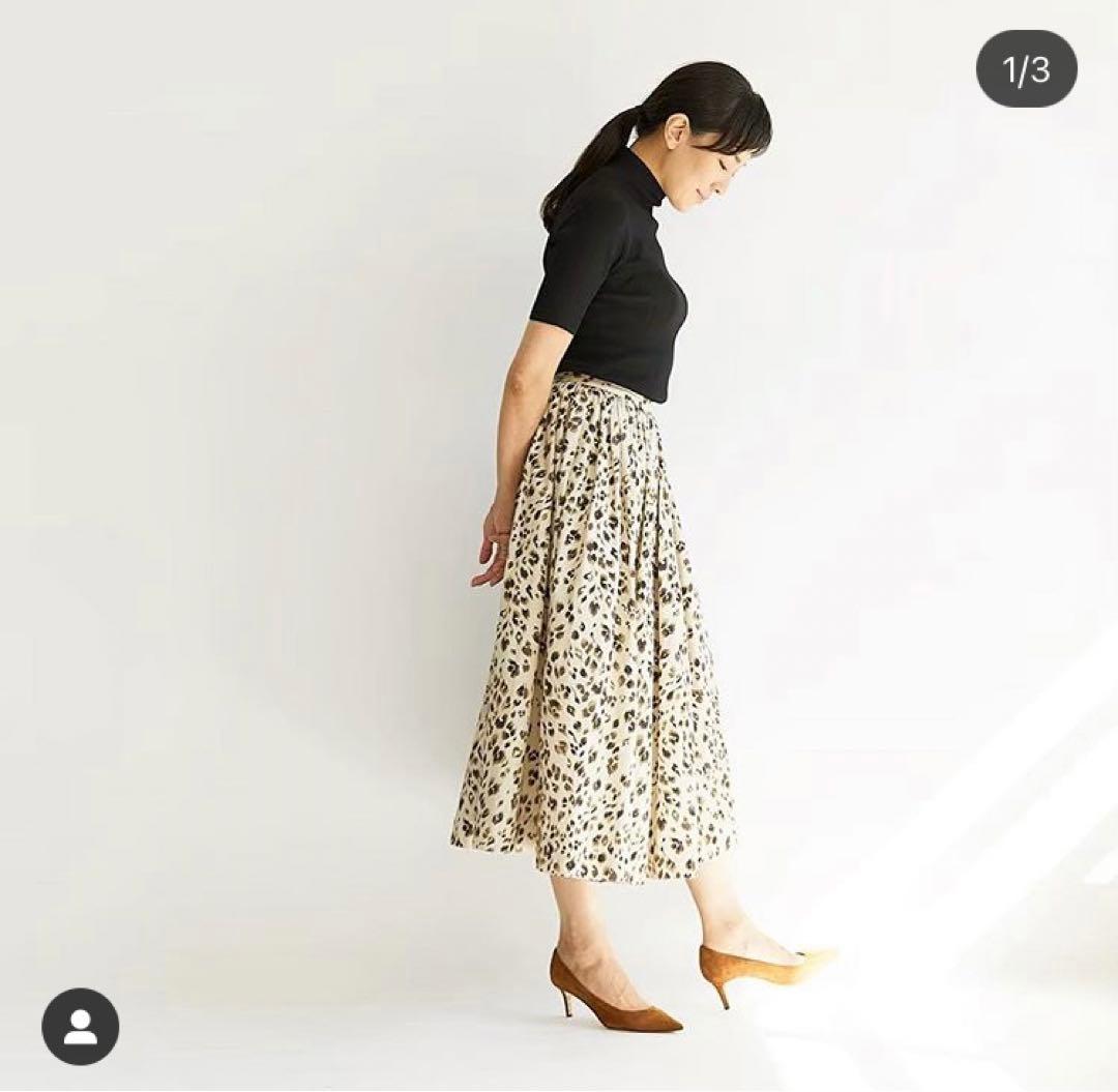 未使用 SINME レオパードプリントスカート size2 - メルカリ