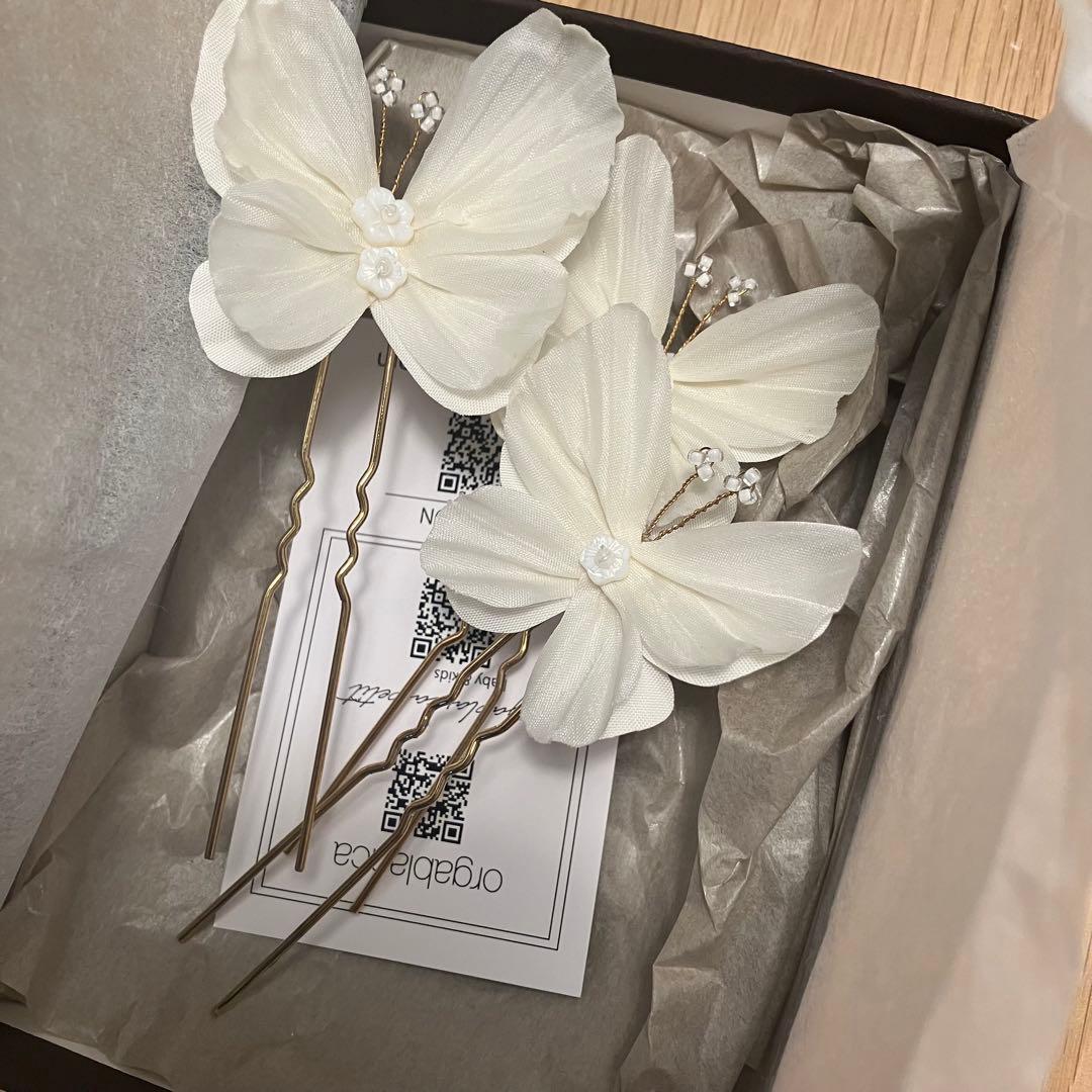 orgablanca カプリピン 3本セット おしゃれ花嫁様ウエディングアクセサリー＆ドレスレンタル|orgablanca