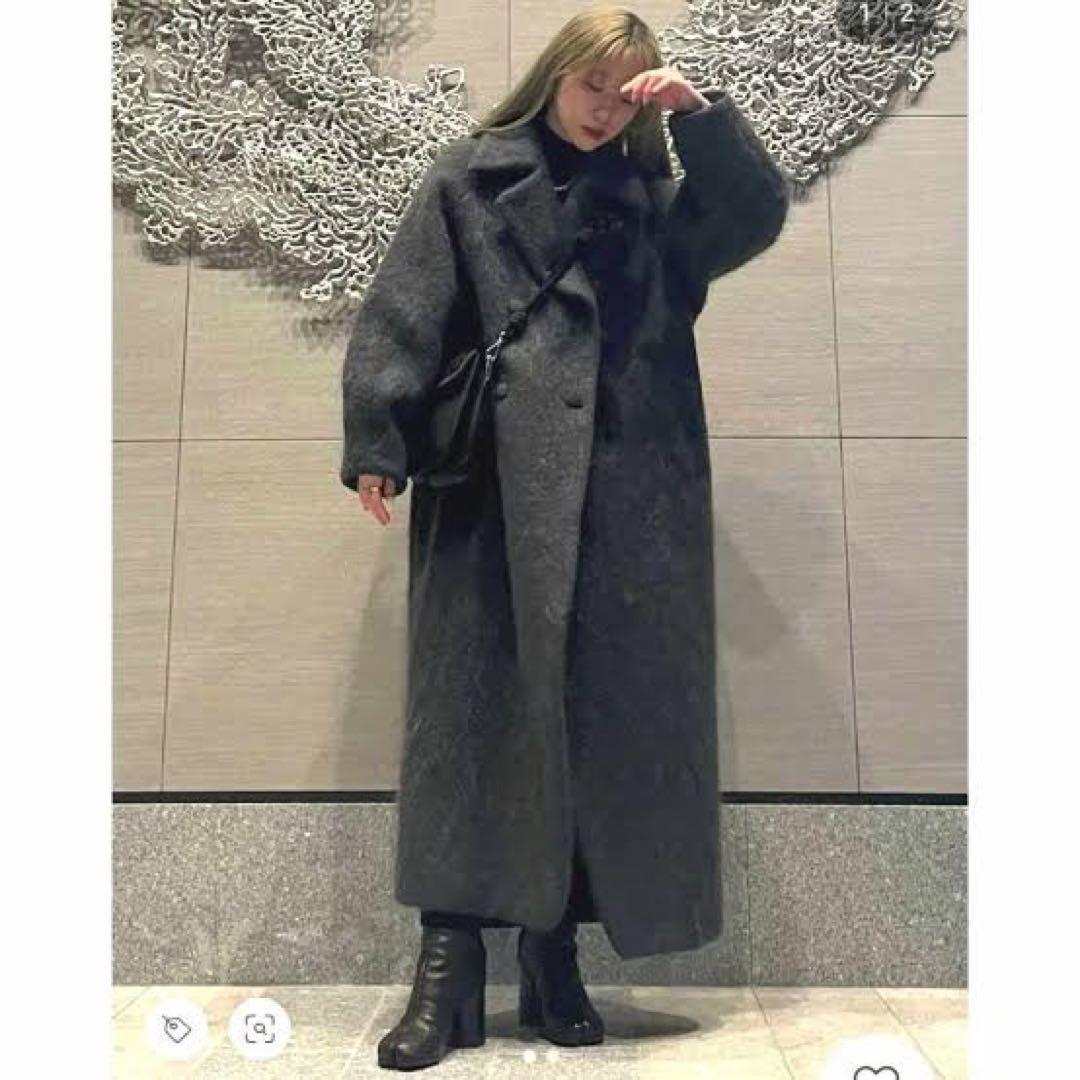 限定価格Ameri DEFORMATION COLLAR SHAGGY COAT - メルカリ