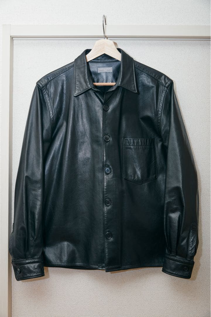 名作コムデギャルソンオム 田中オム レザーシャツ ジャケット ブルゾン 2026年最新】田中オム レザーの人気アイテム - メルカリ