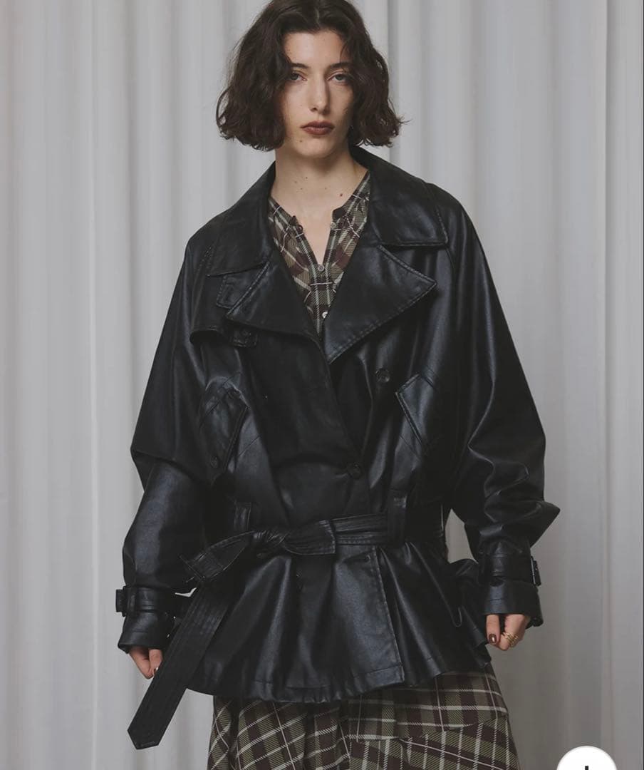 Ameri vintage アメリ DADDY MIDI TRENCH COAT