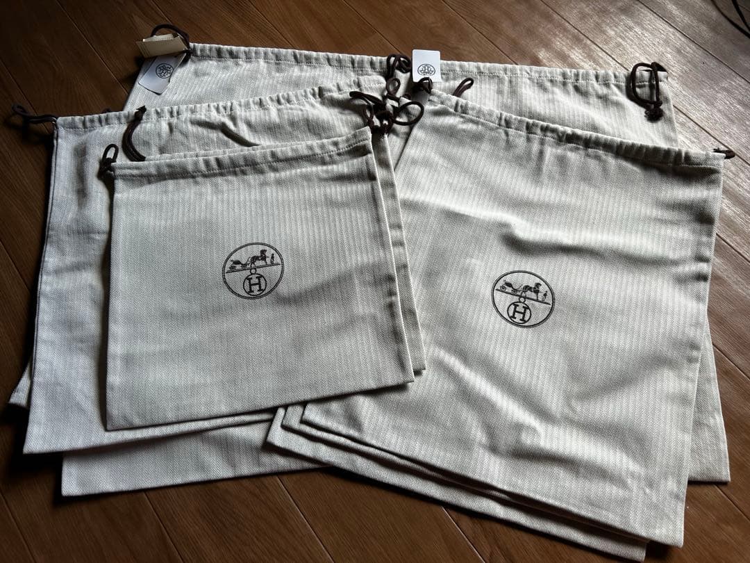 RY　エルメス 純正 ショップ保存袋 まとめ売り 巾着 ベージュ 7枚 楽天市場】エルメス 保存袋の通販