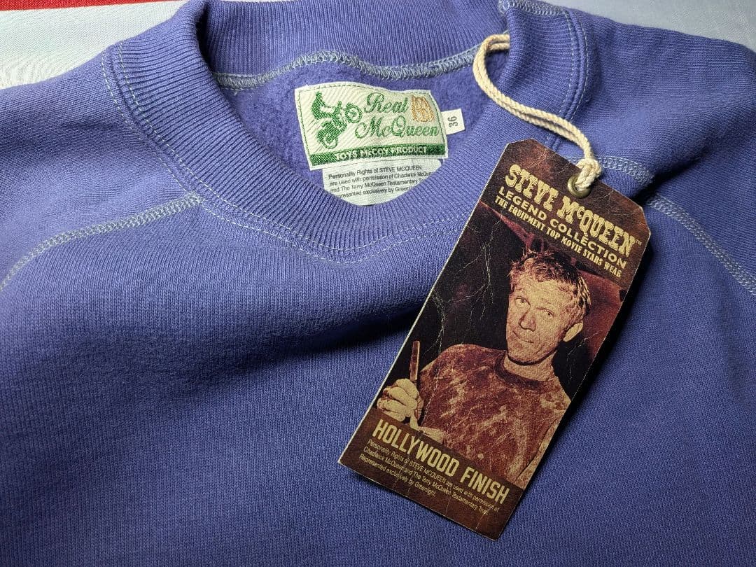 トイズマッコイ 大脱走 S.マックイーン スウェト Small トレーナー 長袖 TOYS McCOY（トイズマッコイ） TOYS McCOY TMC2268 TOYS McCOY S