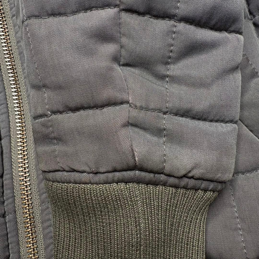 STUSSY ステューシー リバーシブル キルティング MA-1 ドルマーク S