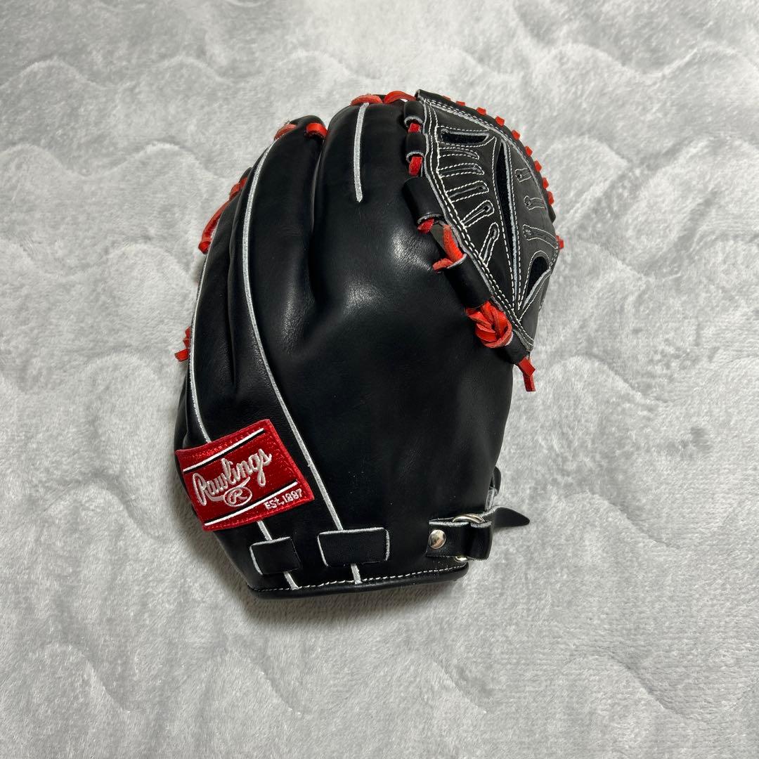 Rawlings 硬式投手用グローブ　黒 2024モデル】ローリングス 硬式 グローブ グラブ 投手用 右投げ用 左