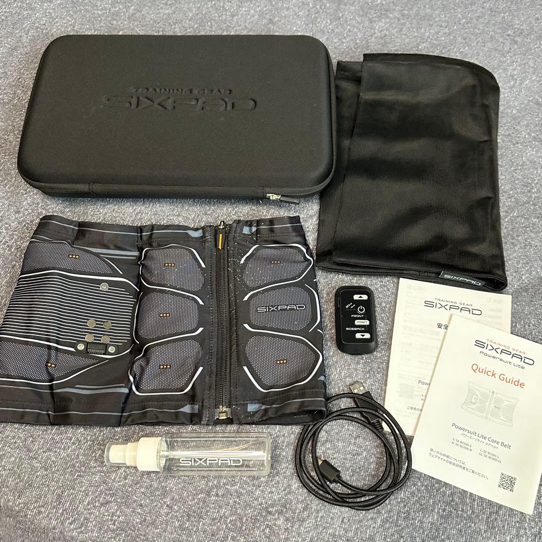 【SIXPAD】 パワースーツコアベルト Sサイズ MTG シックスパッド パワースーツコアベルト HOMEGYM対応モデル S EMS