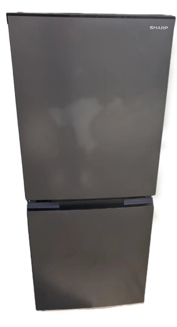 新幹線とーますシャープ ノンフロン冷凍冷蔵庫 SJ-D15J-H 2023 冷蔵庫 グレー系 SJ-D15J-H [幅49.5cm /152L /2ドア /右開き/左開き