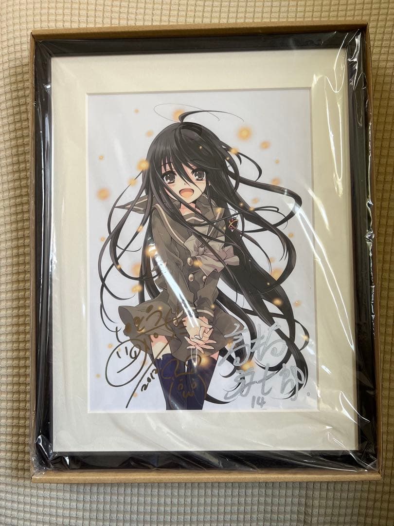 灼眼のシャナ 複製原画 高橋弥七郎/いとうのいぢ 直筆サイン入り 10th