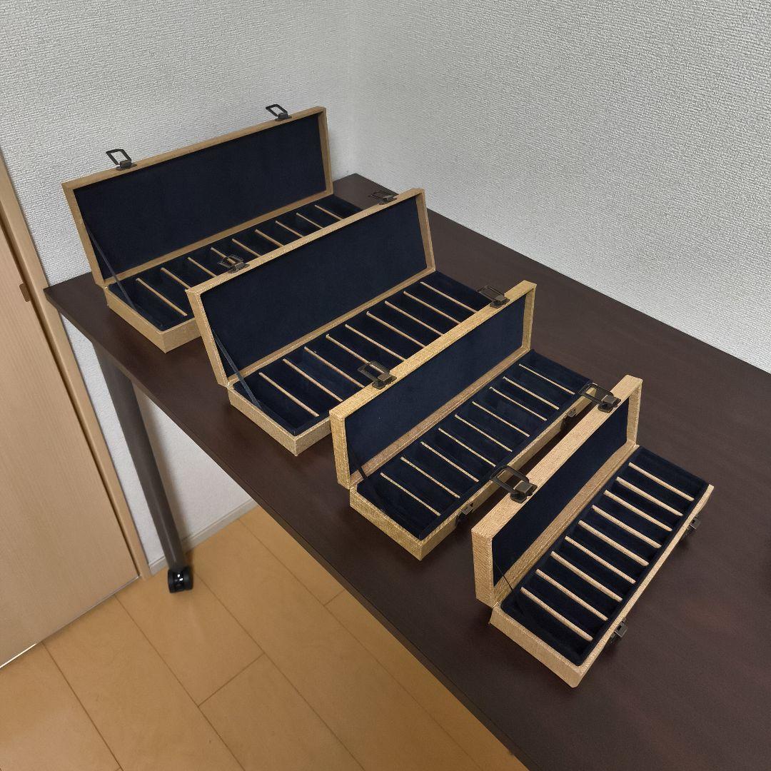 印箱　篆刻入れ　ハンコケース　印鑑ケース　4個セット 楽天市場】法人 印鑑ケース 4本の通販