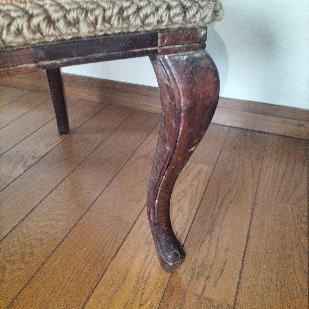 12/29 クラシック 椅子 刺繍 アンティーク イギリス プチポワン チェア