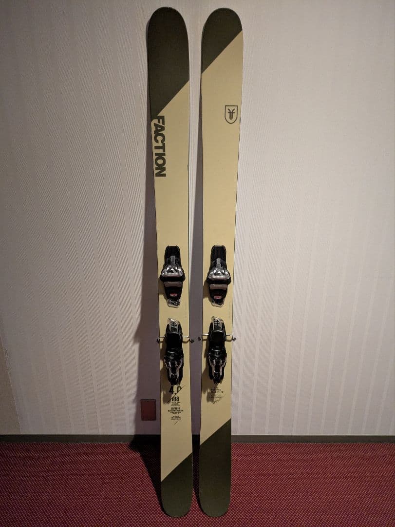FACTION CT 4.0 188cm スキー板 カンディードのシグネチャースキー – Faction Skis
