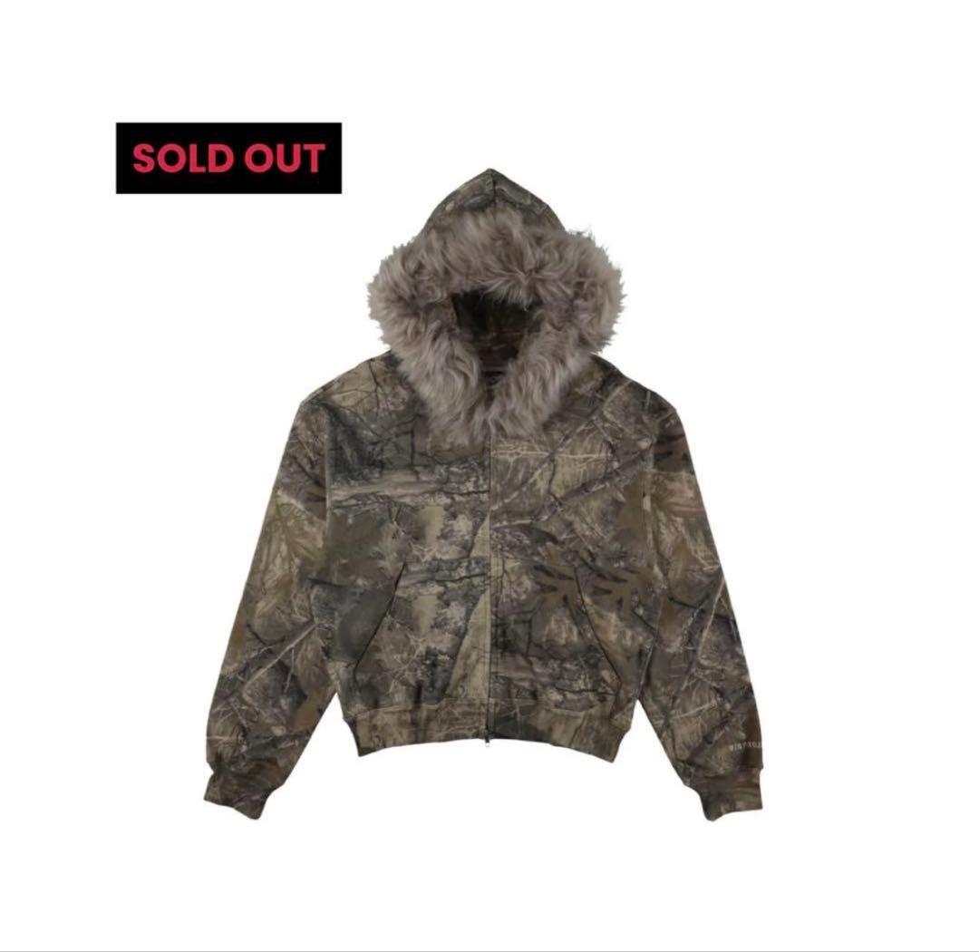 トップス 9/S PROJECT FUR ZIP HOODIE - REALTREE Kids Realtree Camo Leaf Hoodie - Little Bipsy