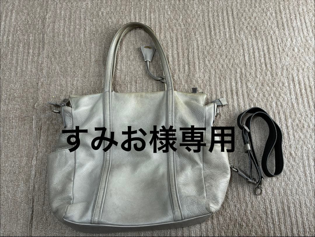 aniary グレー トートバッグ 取り外し可能ストラップ aniary（アニアリ） 最大53%☆3/1迄 正規取扱店 トートバッグ メンズ