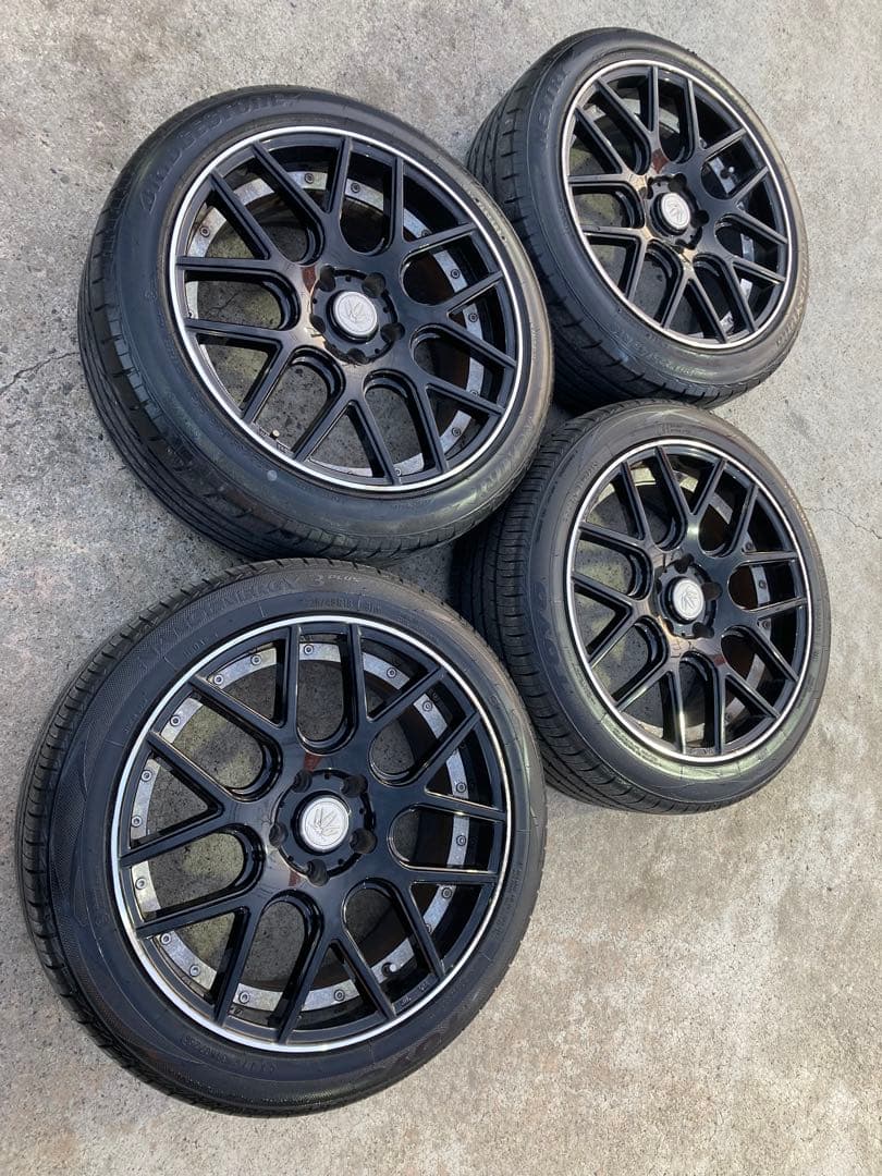 ロクサーニ　アルメイダ　18インチアルミホイル　1台分　225/45R18 ロクサーニ アルメイダ 18インチアルミホイル 1台分 225/45R18