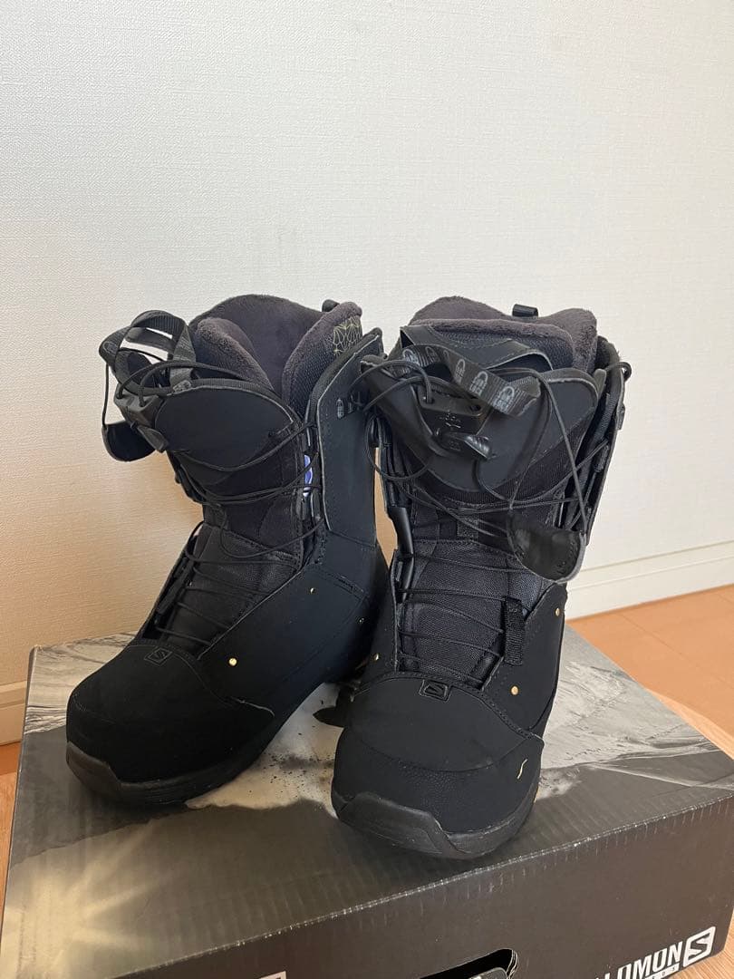 SALOMON サロモン KIANA キアナ スノーボードブーツ 24cm SALOMON（サロモン） スノーボードブーツ ひもタイプ レディース