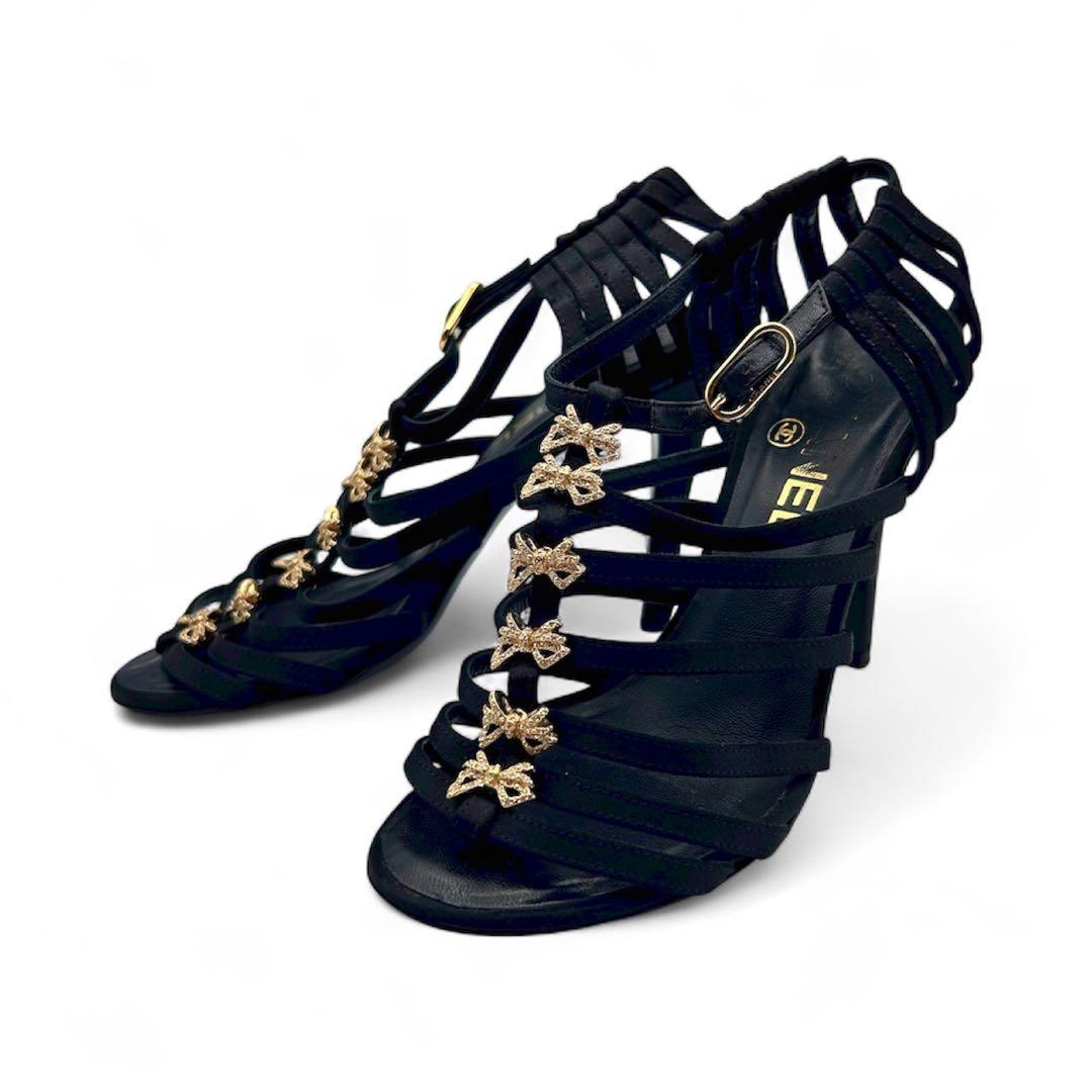 【超希少】CHANEL サンダル ココマーク リボン ストーン ゴールド 黒 楽天市場】【新品】 シャネル サンダル チェーンモチーフ ココマーク