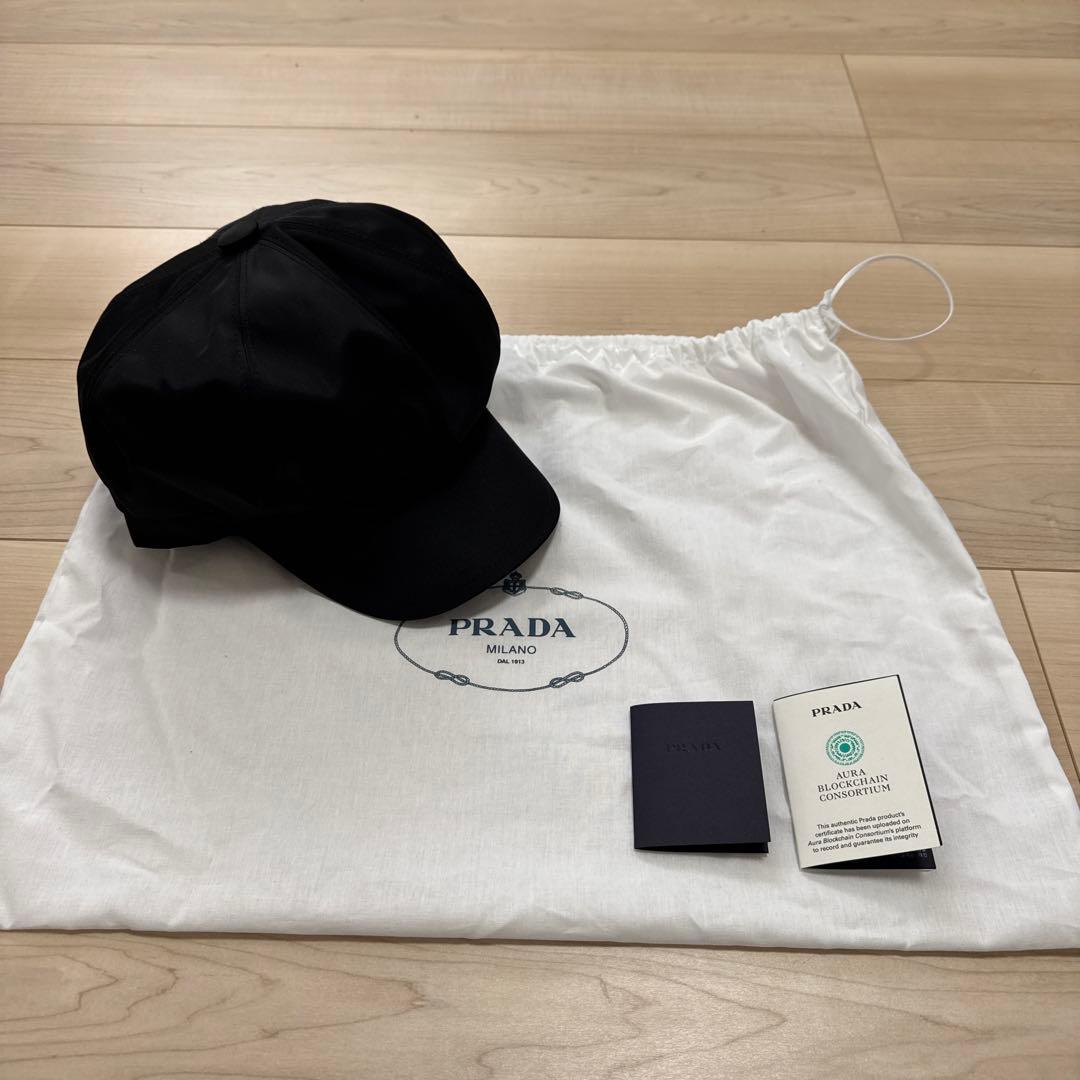 新品未使用PRADA ブラック キャスケット Sサイズ　キャップ PRADA - PRADA キャスケット 正規品Sの通販 by treetree's shop