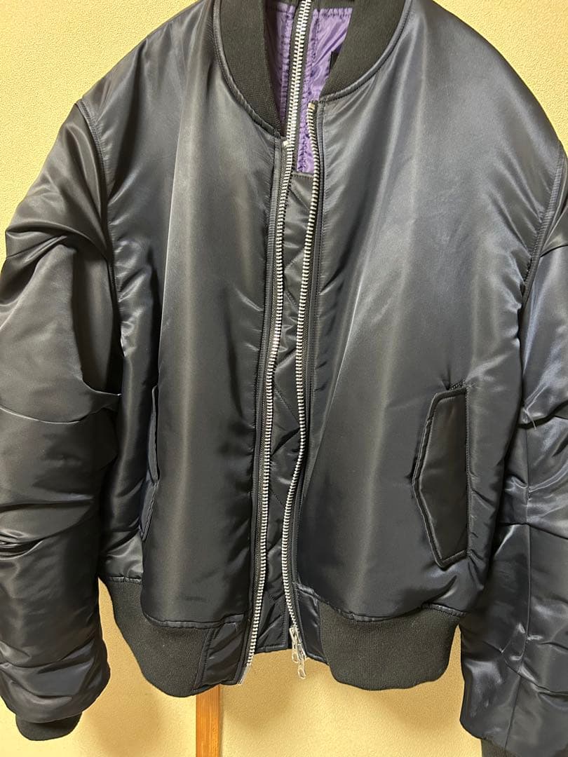 平本蓮 27CIRCUS MA-1 黒紫 - メルカリ