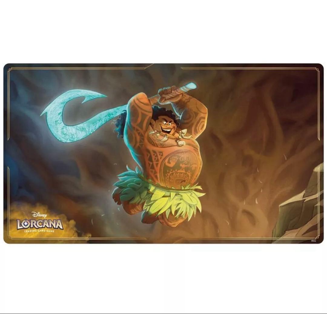 ディズニーロルカナ　マウイ　プレイマット　新品未開封　海外限定 最新まとめ】海外版ディズニーロルカナ公式プレイマット＆スリーブ紹介