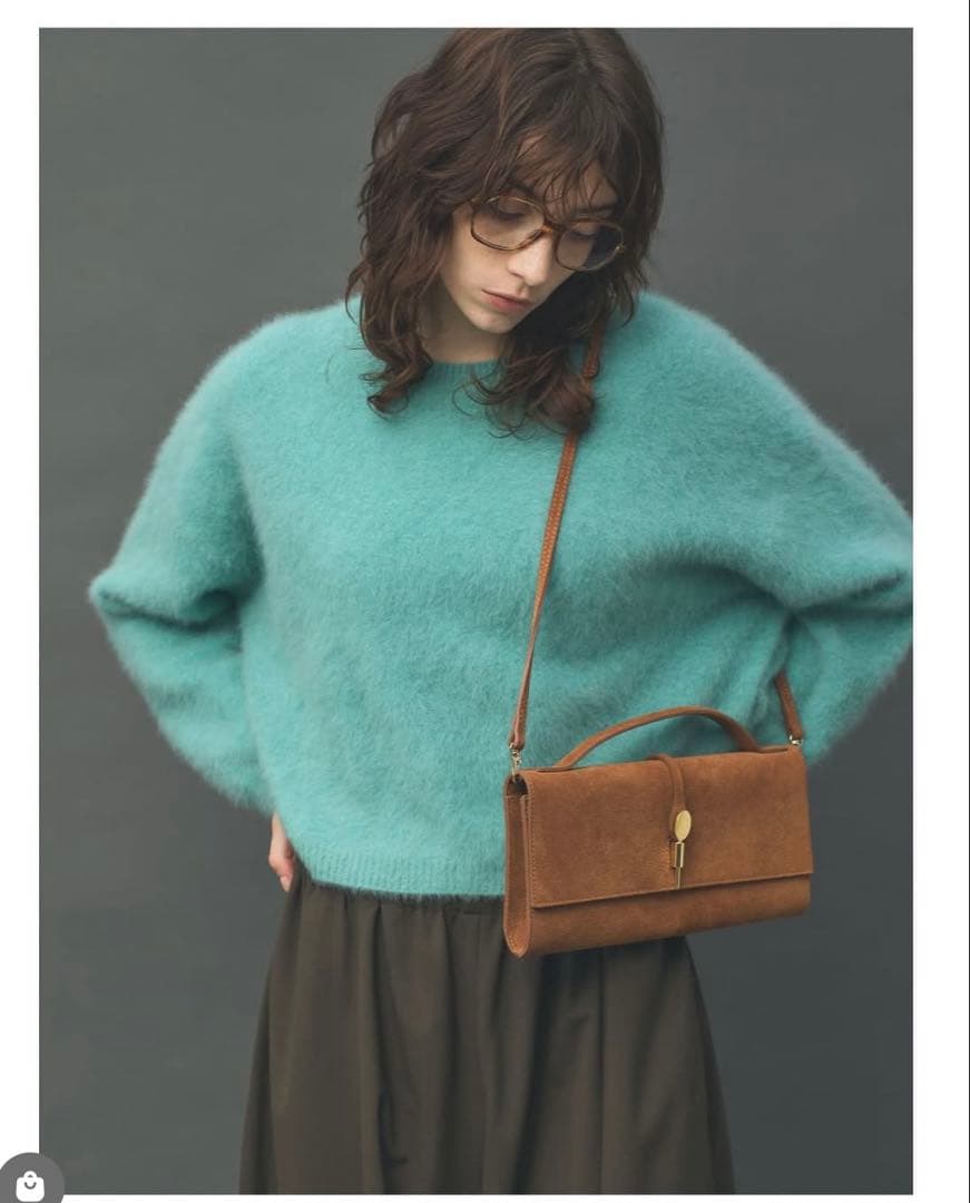 FOXカシミヤニット フォックス カシミヤ クルーネック ニット