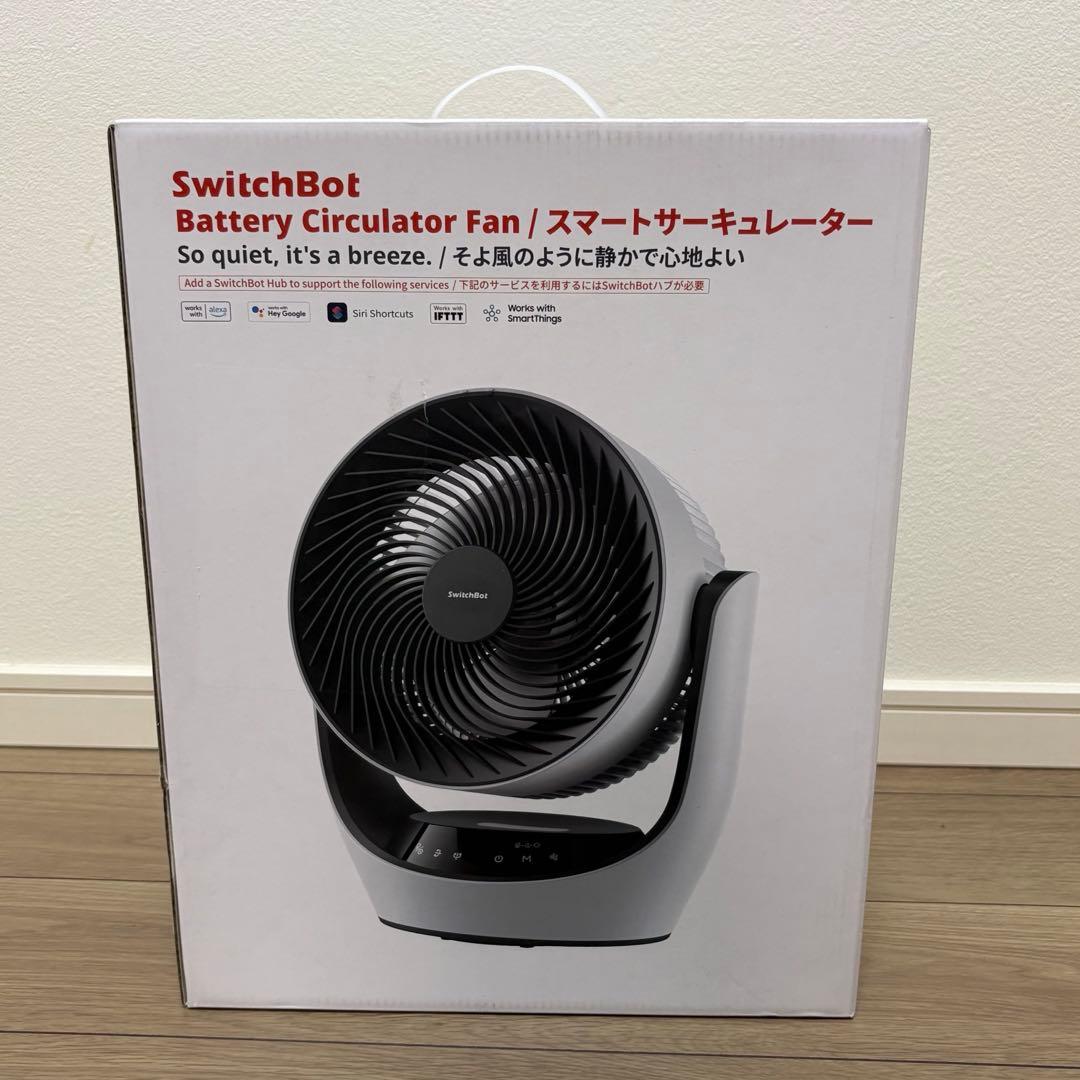 ★新品未使用★Switchbot★スイッチボット★サーキュレーター★コードレス★ 楽天市場】【300万ポイント抽選&限定価格！】【スマート空気循環セット