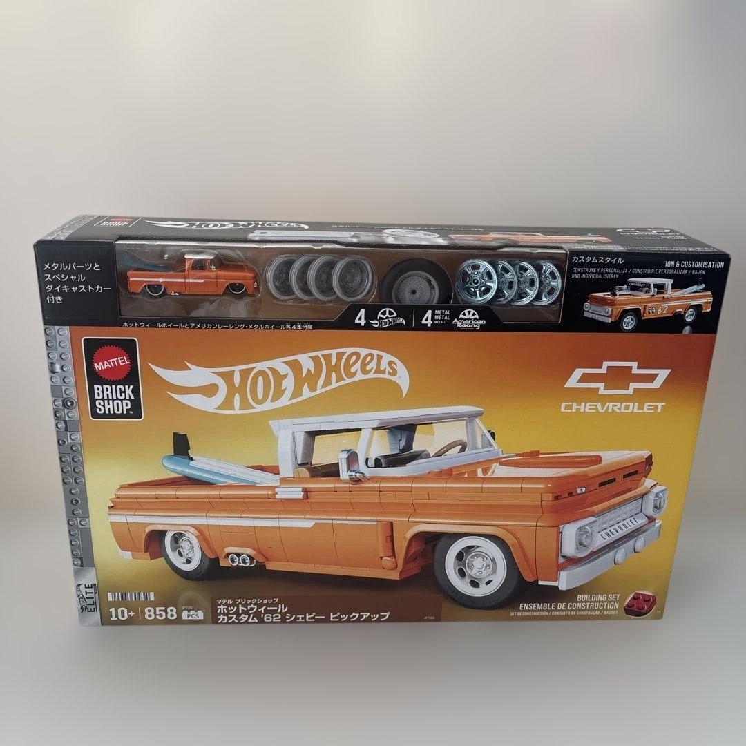 ブリックショップ ホットウィール カスタム ’62 シェビー ピックアップ Mattel Brick Shop Hot Wheels Custom '62 Chevy Pickup | Mattel