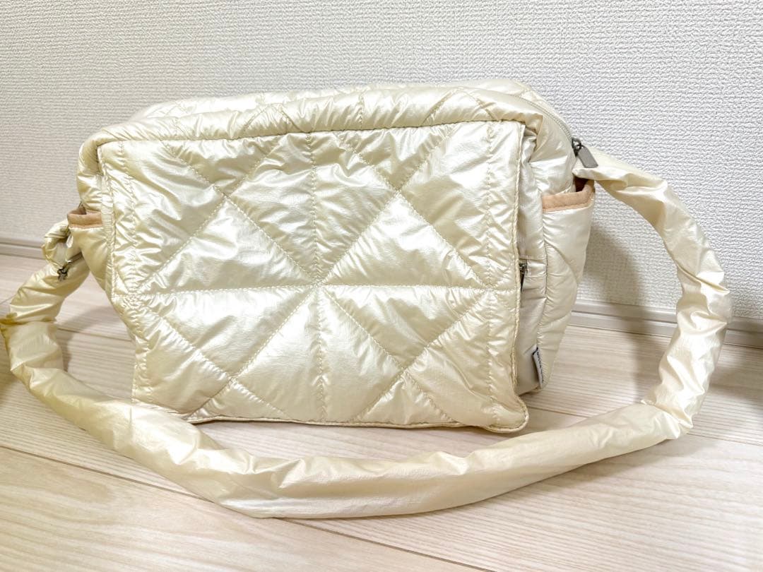 リッチレイズ　マザーズバッグ Cross quilt bag / Black – RICH RAISE