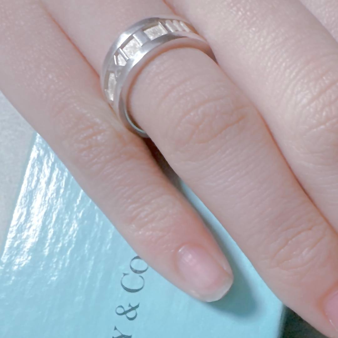 極美品 TIFFANY オールド ティファニー アトラスリング シルバー 10号