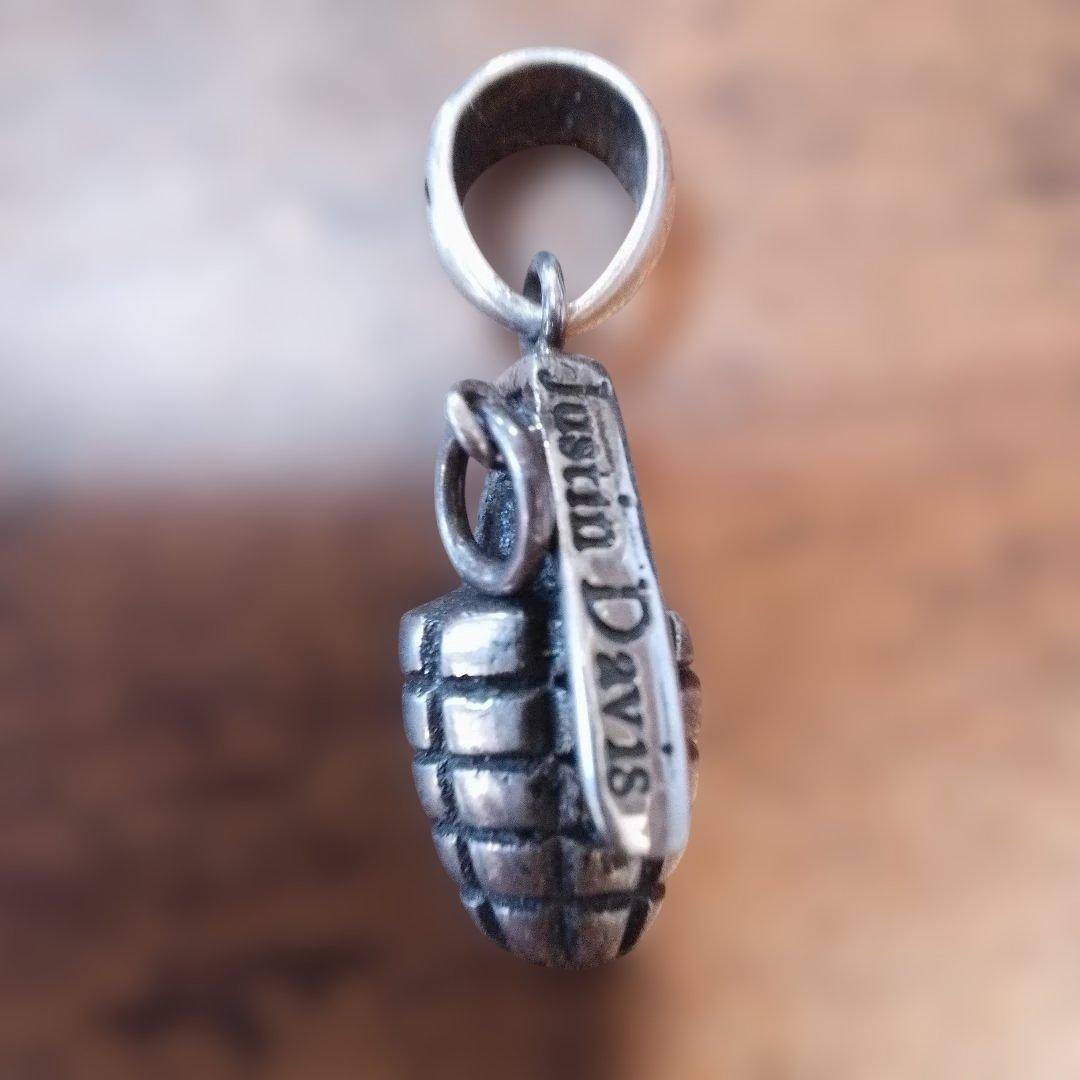 ジャスティンデイビス 手榴弾型ペンダント ジャスティンデイビス Justin Davis 手榴弾 ネックレス ミリタリー