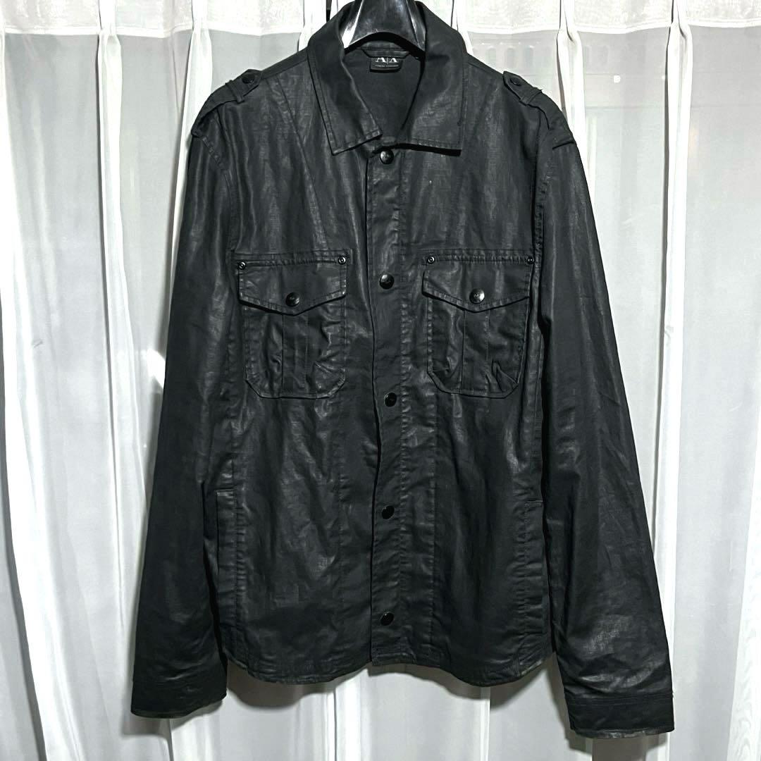 e*t様 ARMANI archive コーティングジャケット　ダブルジップsu e*t様 ARMANI archive コーティングジャケット ダブルジップsu e*t様