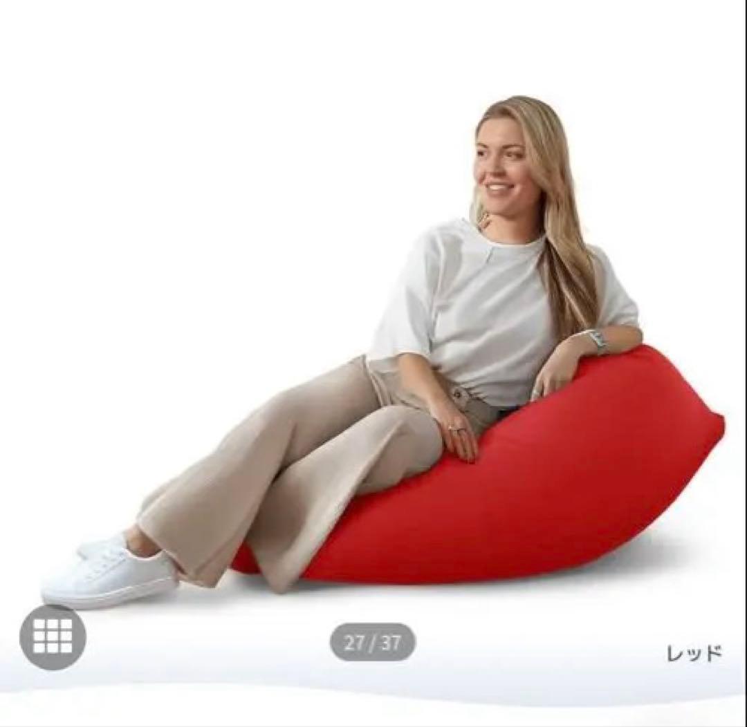 Yogibo Mini レッドビーズクッション　ほぼ新品 Amazon.co.jp: Yogibo Mini Heart ヨギボー ミニ ハート レッド ビーズ