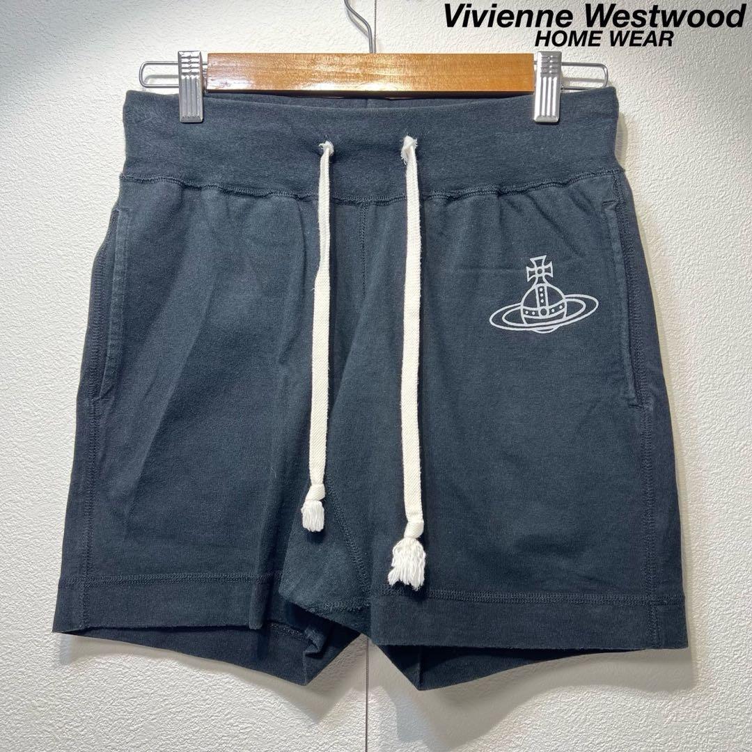 希少 ヴィヴィアンウエストウッド オーブプリント デザイン ハーフパンツ S Vivienne Westwood(ヴィヴィアンウエストウッド) ハーフ・ショート