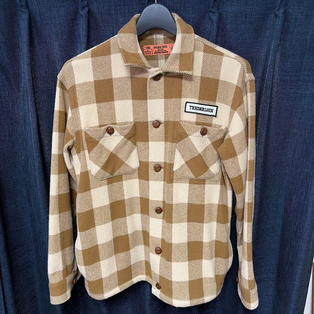 テンダーロイン　バッファロージャケット　Lサイズ　ブラウン TENDERLOIN - Sサイズ テンダーロイン バッファロー ジャケット