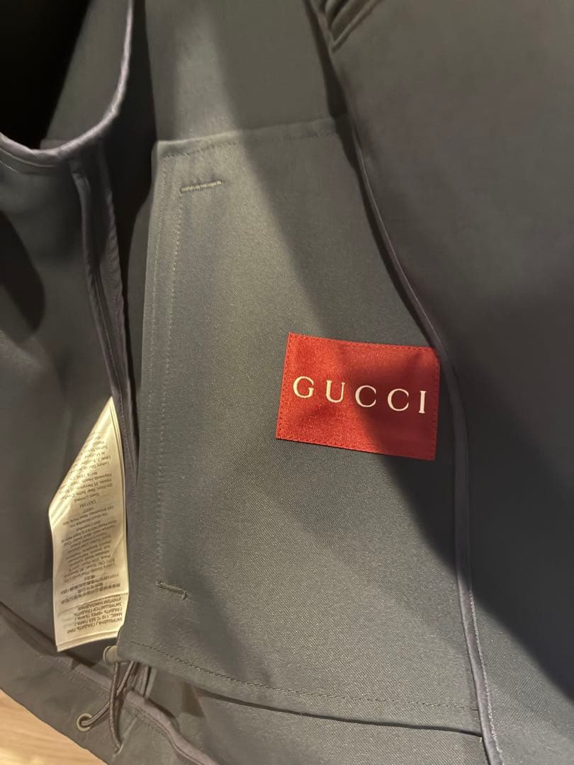 GUCCI ウールアセテート エンブロイダリー ジップジャケット 48 - メルカリ