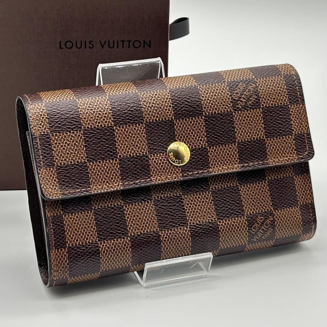 美品】ルイヴィトン ダミエ ポルトフォイユ アレクサンドラ 財布