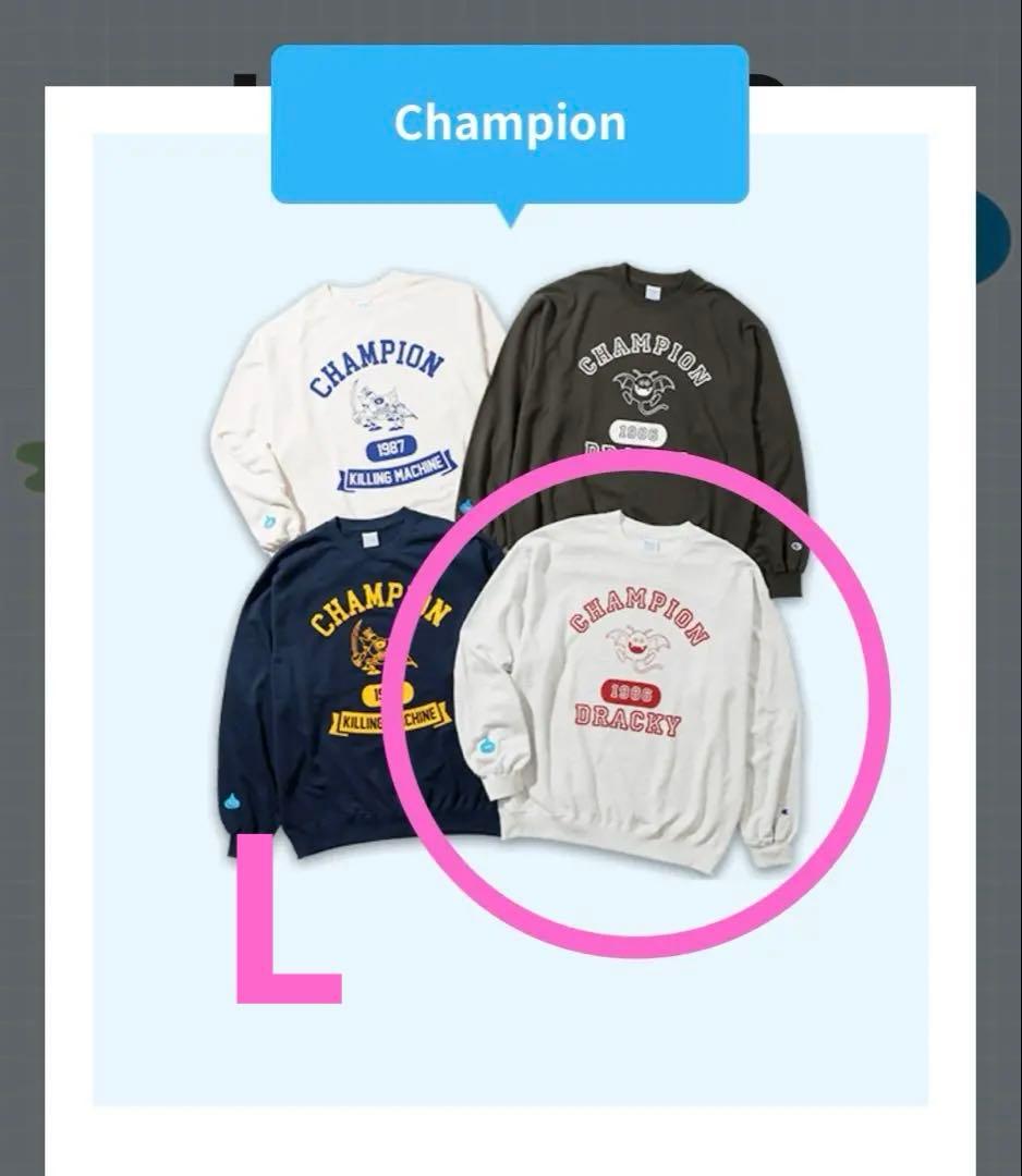 Champion ドラキー スウェット ドラクエ L チャンピオン アウトレット