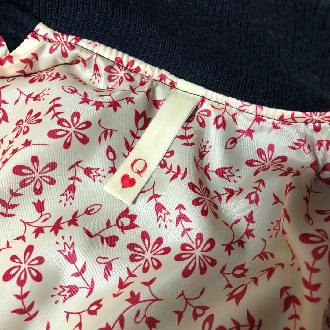 Q♡ レディース ラムレザー スタジャン ネイビー - メルカリ