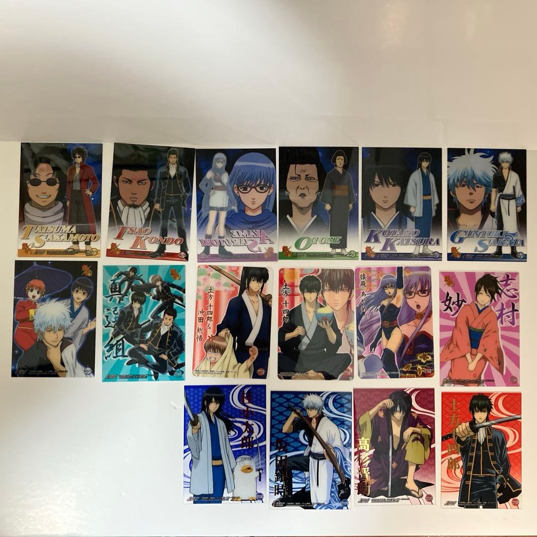 d*3様 銀魂 クリアカード 16枚 アニメ「銀魂」 クリアカードコレクション【雨の夜ver.】 BOX 全12種