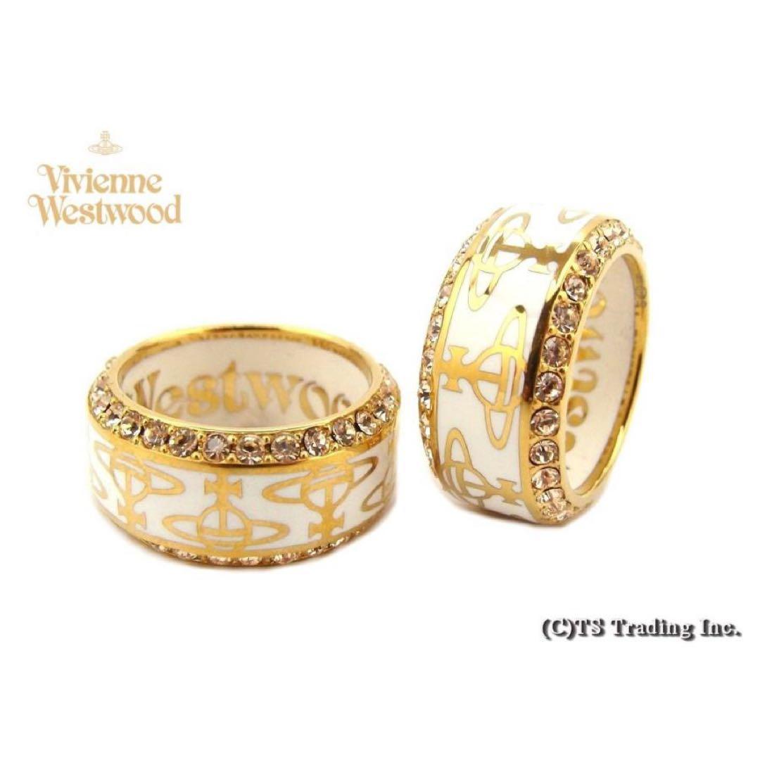 ヴィヴィアンウエストウッド オーブリング ホワイト×ゴールド 楽天市場】Vivienne Westwood ヴィヴィアンウエストウッド 「L