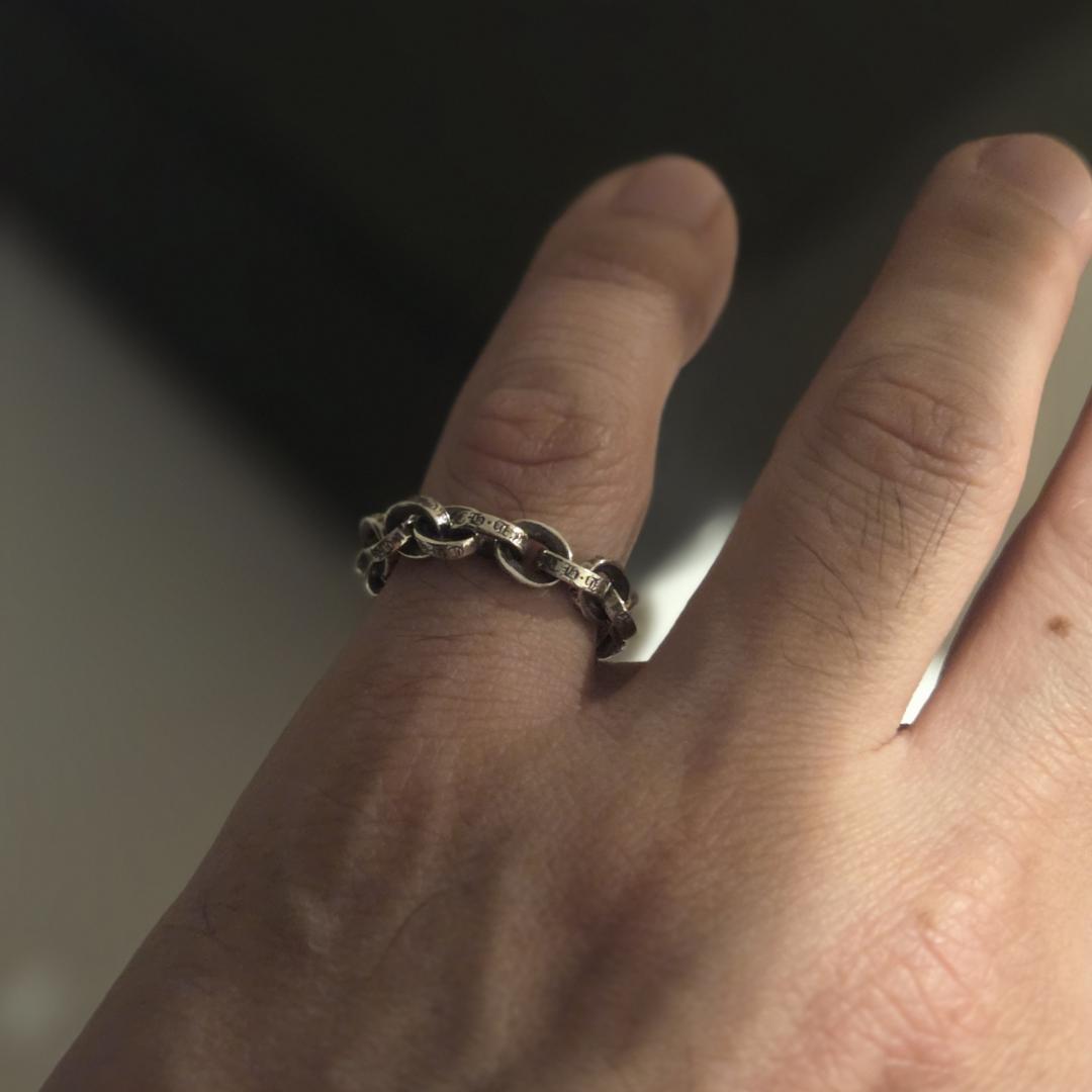CHROME HEARTS クロムハーツ ペーパーチェーン リング US6 CHROME HEARTS 新宿店 クロムハーツ ペーパーチェーン リング 指輪