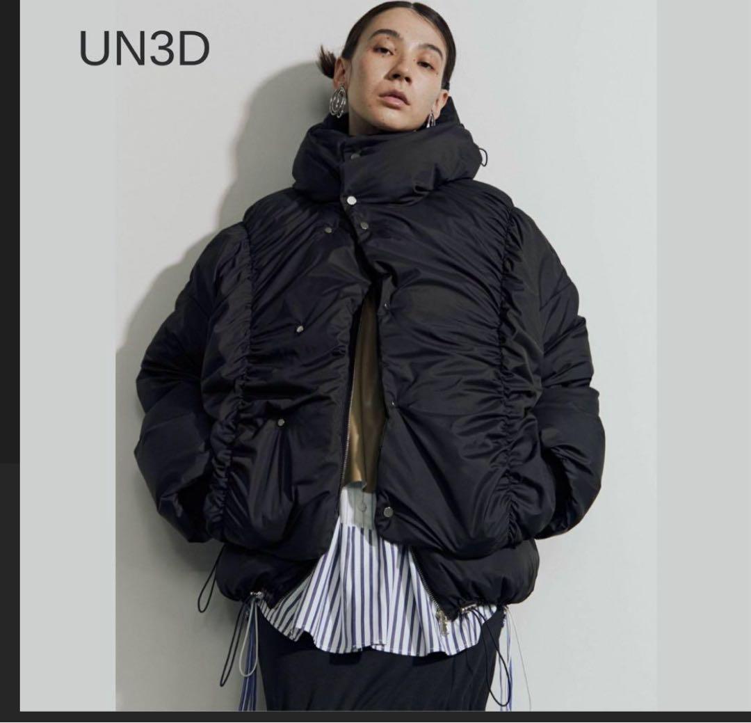 un3d ギャザー入りダウンジャケット UN3D. - GATHER MDL DOWN JK / ギャザーミドルダウンジャケット