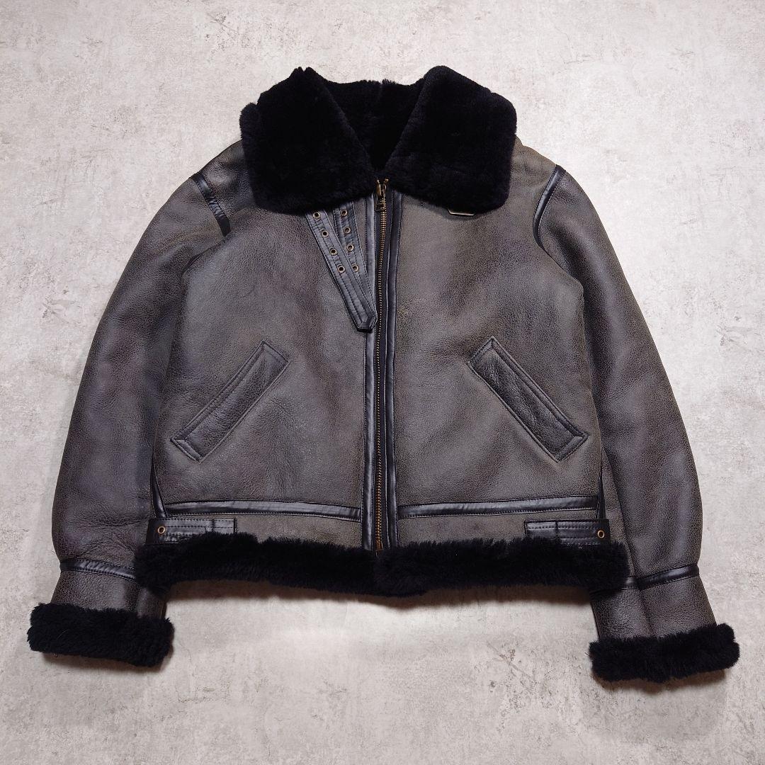 Liugoo Leathers B-3 フライトジャケット レザー LL Liugoo Leathers 本革 B-3フライトジャケット メンズ リューグー