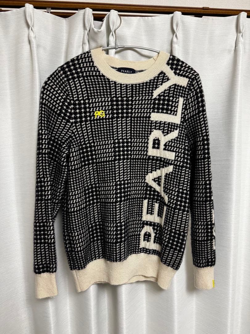 PEARLY GATES チェック柄セーター - メルカリ