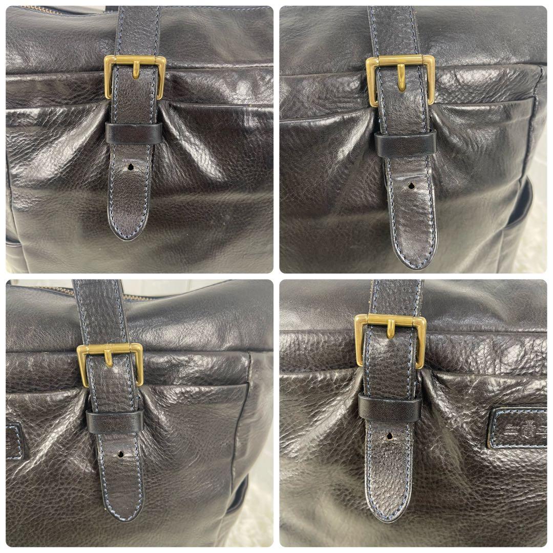 希少近年モデル 美品 フェリージ トートバッグ A4 オールレザー ベルト